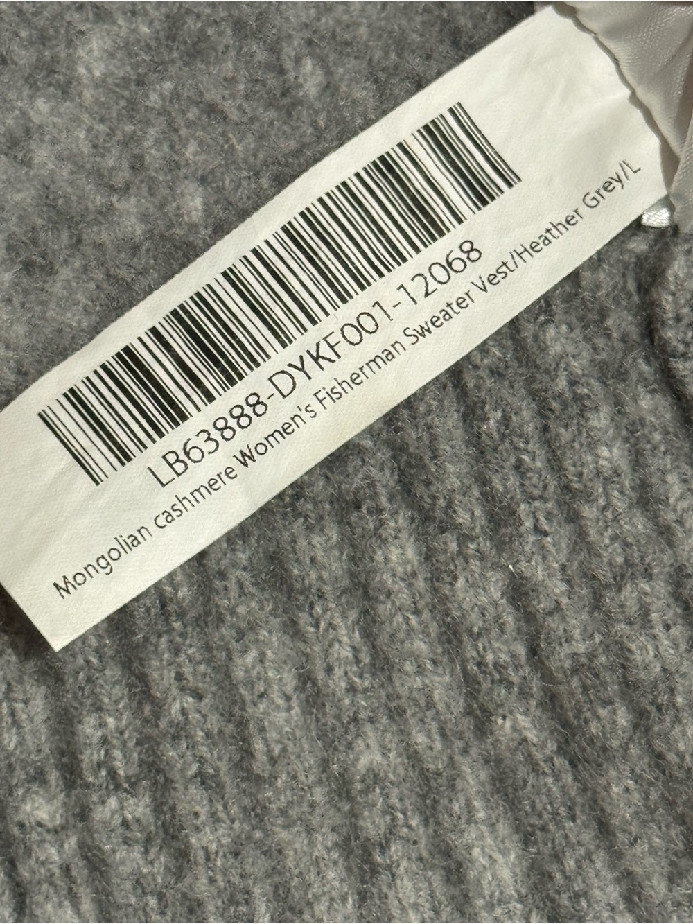 Soft Ribbed Button-Front Knit Vest - Gray - Picture 5 of 9